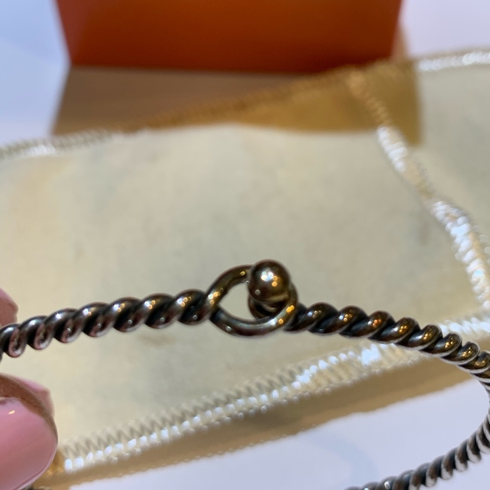 James Avery Twisted Wire Hook-On Bracelet - Charm